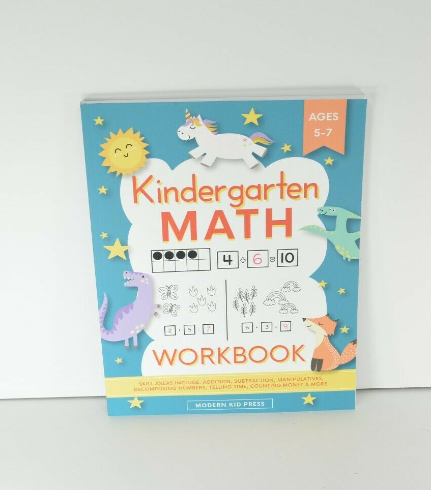 Kindergarten Math Workbook Kindergarten and 1st Grade Workbook Age 5-7 | Home…