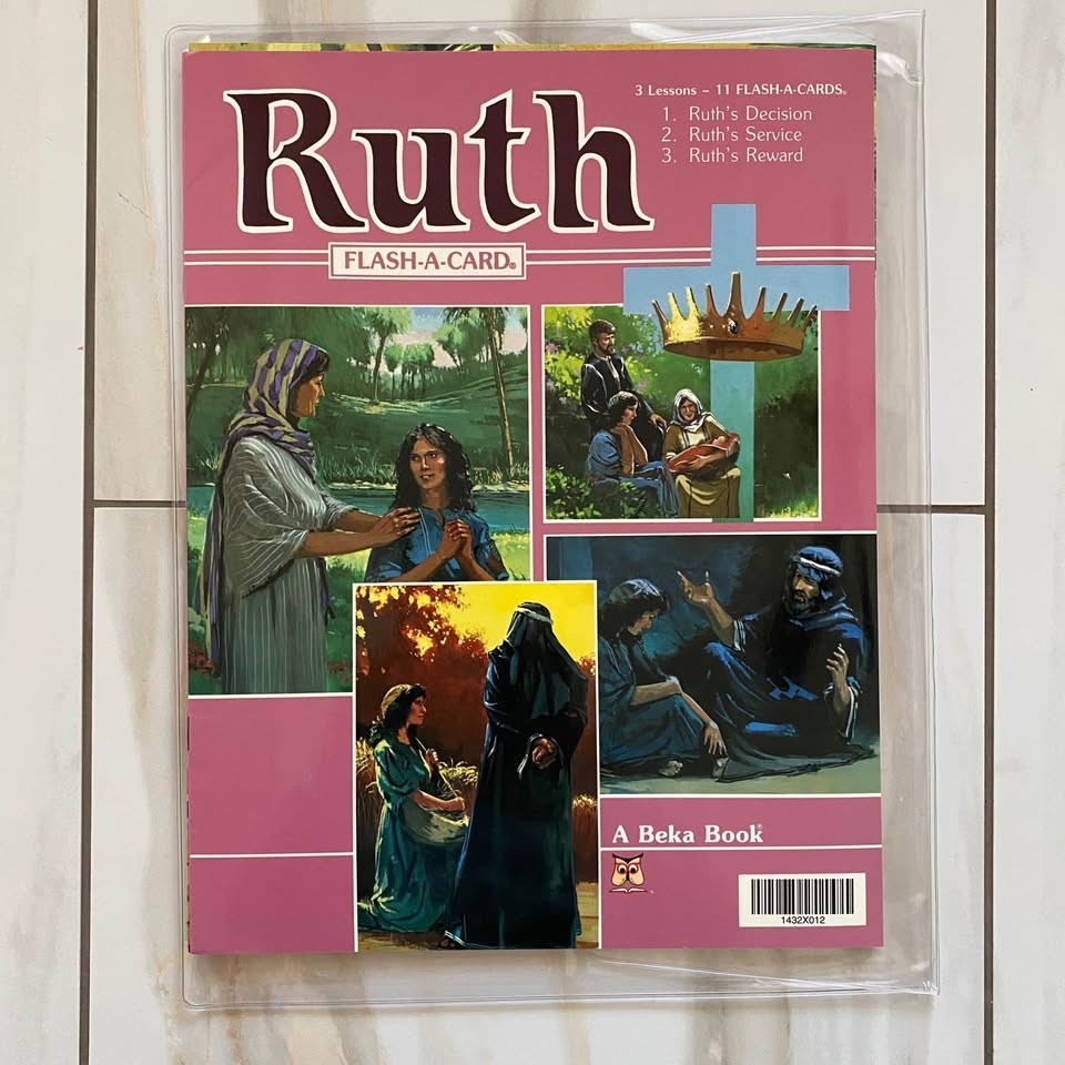 Abeka Bible Curriculum Flash-A-Card RUTH