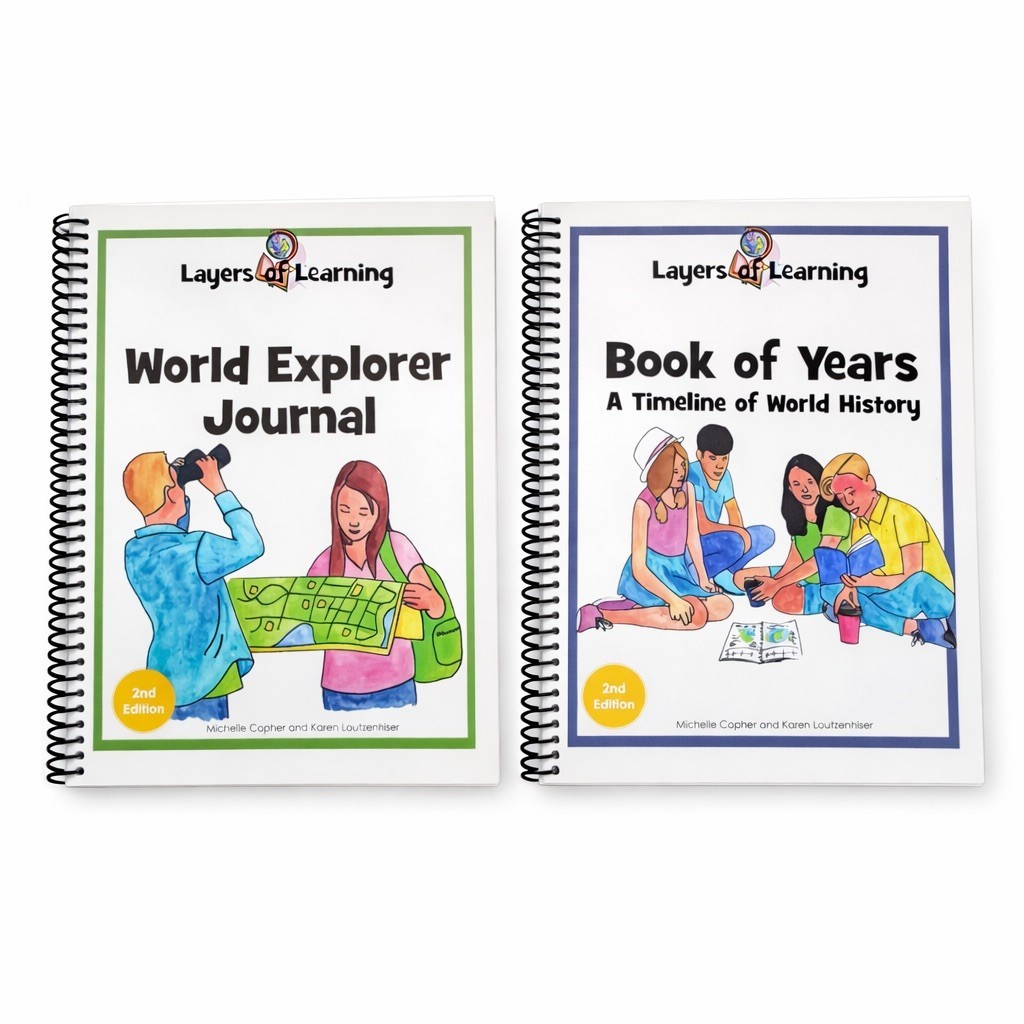 Layers of Learning Homeschool Curriculum World Explorer Journal Book of Years