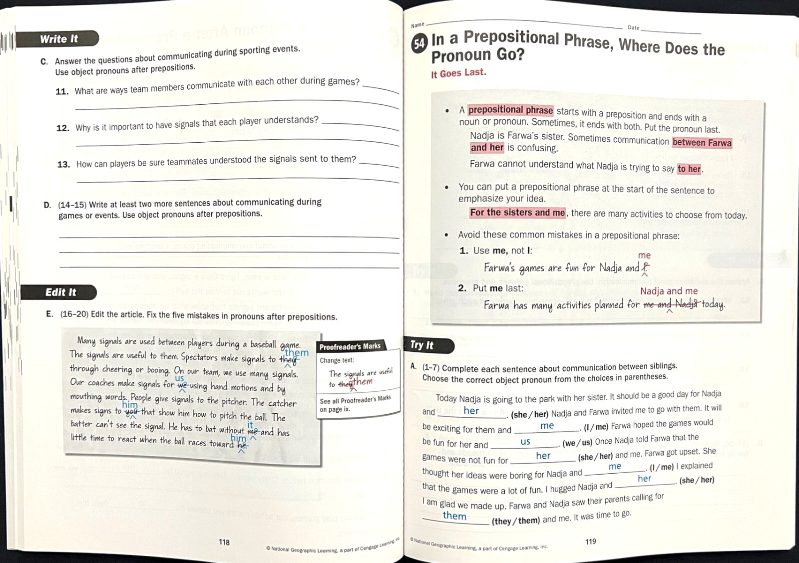 EDGE – Grammar & Writing Practice (Level C) TEACHER EDITION (2014, Cengage)