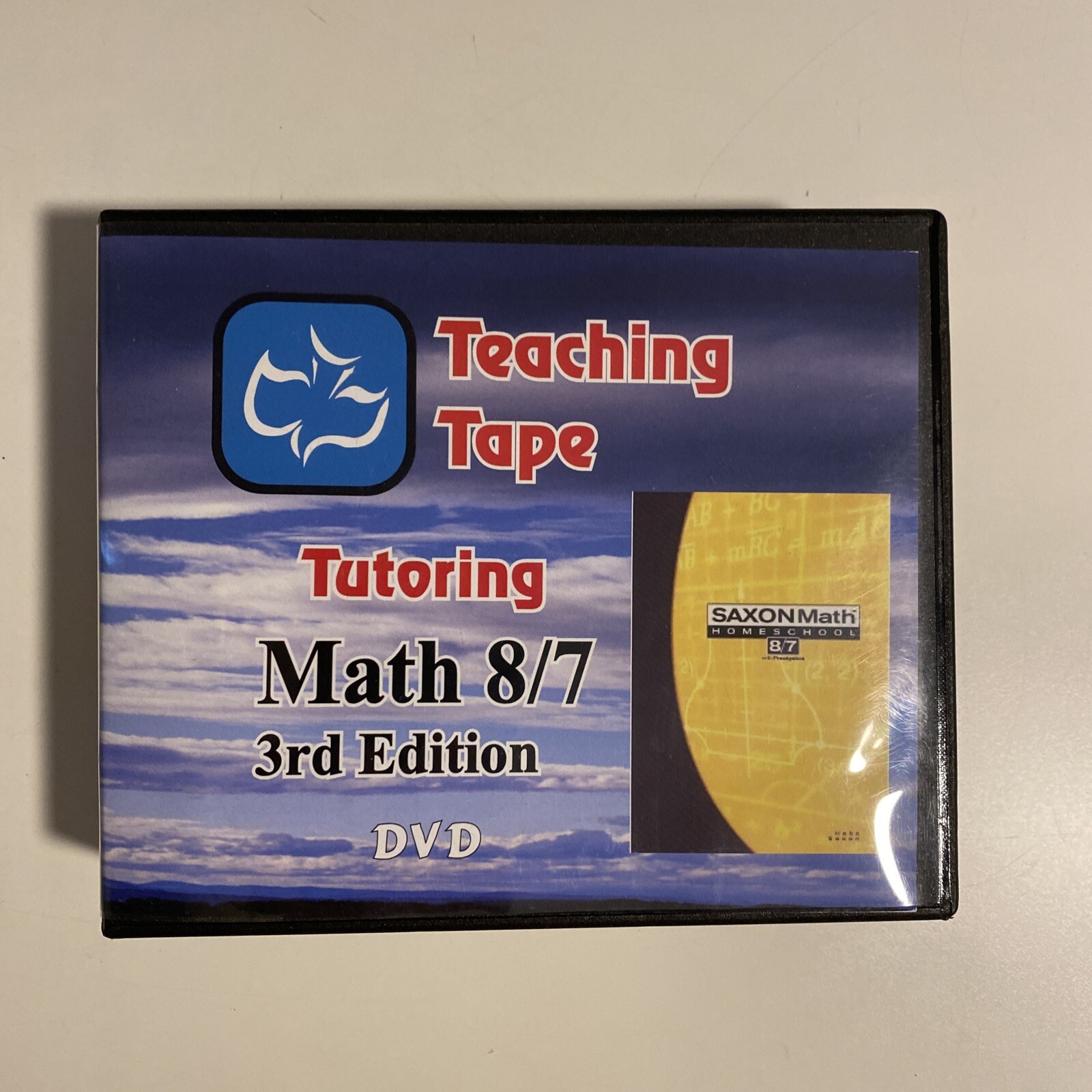 saxon 8/7 Math (3rd edition) teaching tape DVDs Full Set