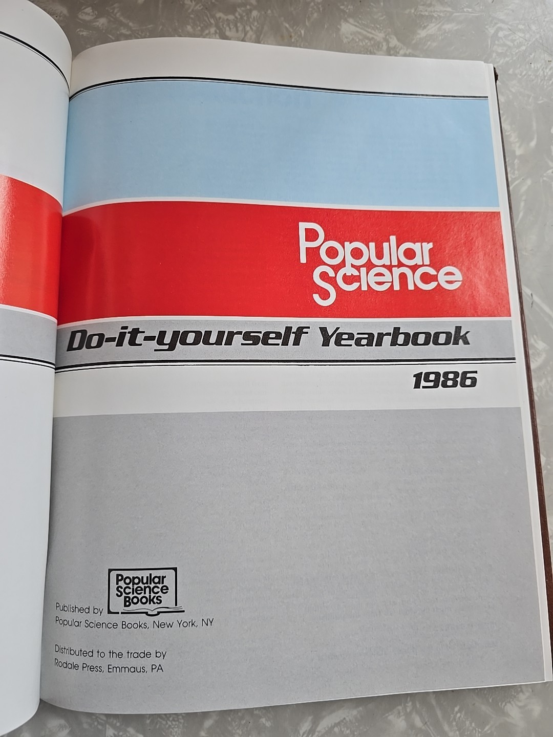 Popular Science Do-It-Yourself Yearbook, 1986