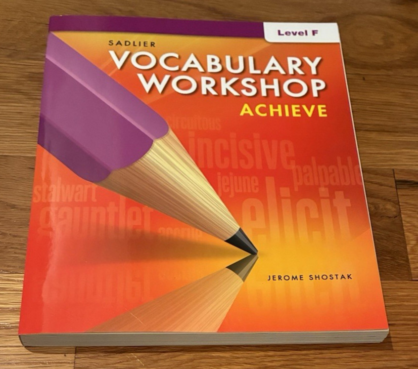 Vocabulary Workshop Achieve Level F Grade 11 – Paperback – UNUSED LIKE NEW