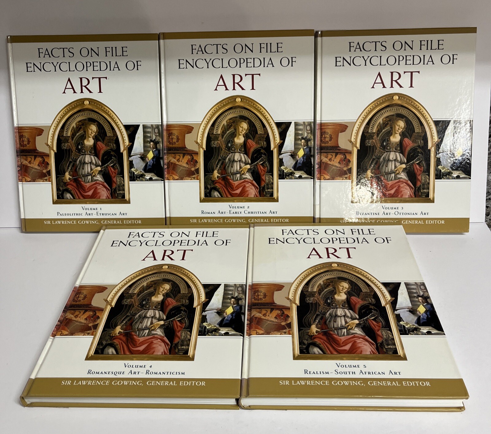 Facts On File Encyclopedia Of Art 5 Volume Set Sir Lawerence Gowing 2007