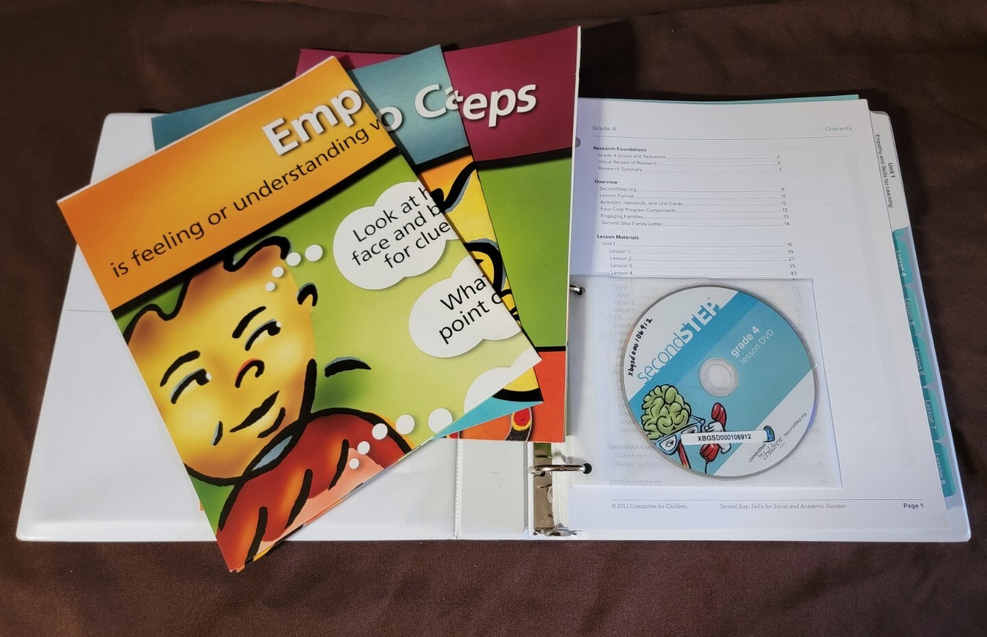 4th Grade Second Step Classroom Binder Kit Skills For Social & Academic Success