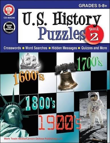 U.S. History Puzzles, Book 2, Grades 5 – 8 (Paperback)