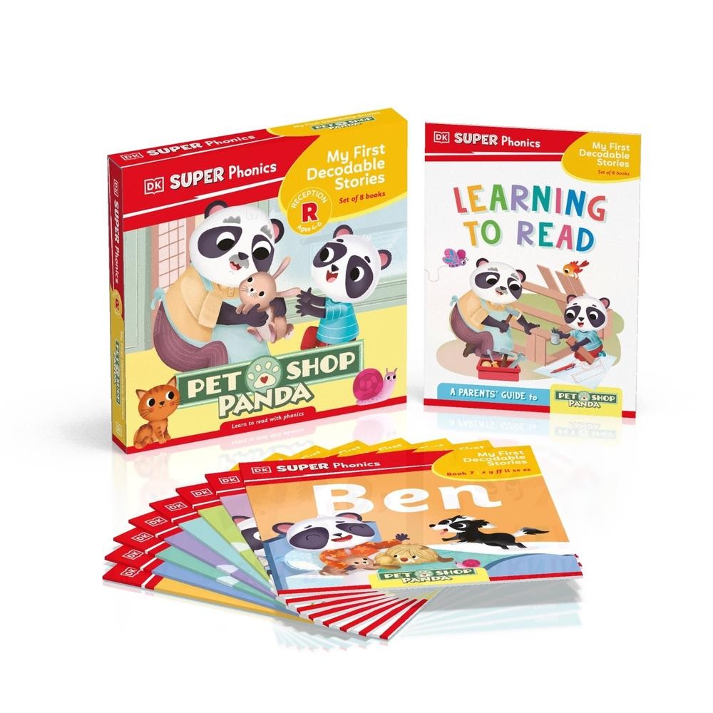 DK Super Phonics My First Decodable Stories Pet Shop Panda by DK