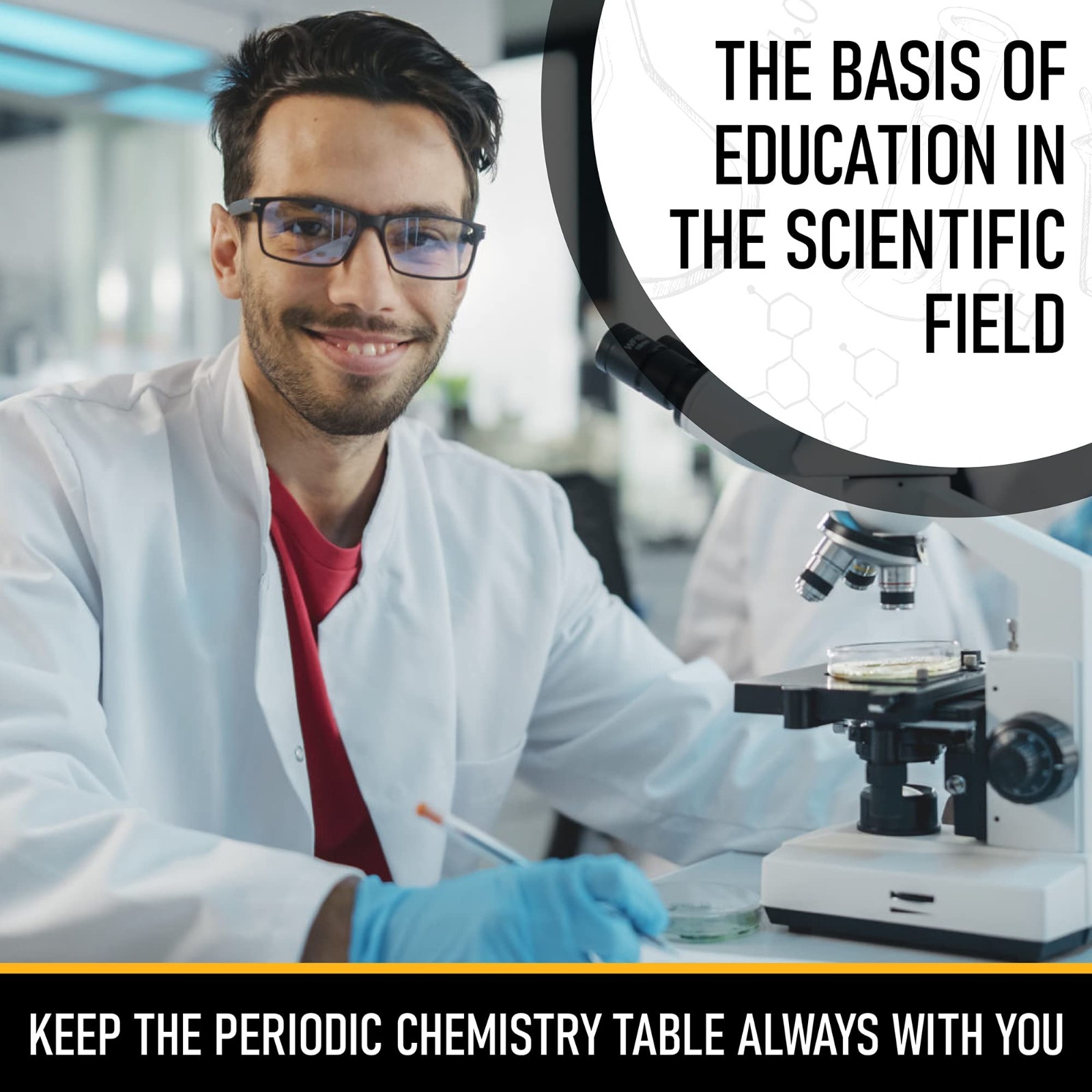 Pocket-Sized Periodic Table Reference Card – Clear Chemistry Chart for Students