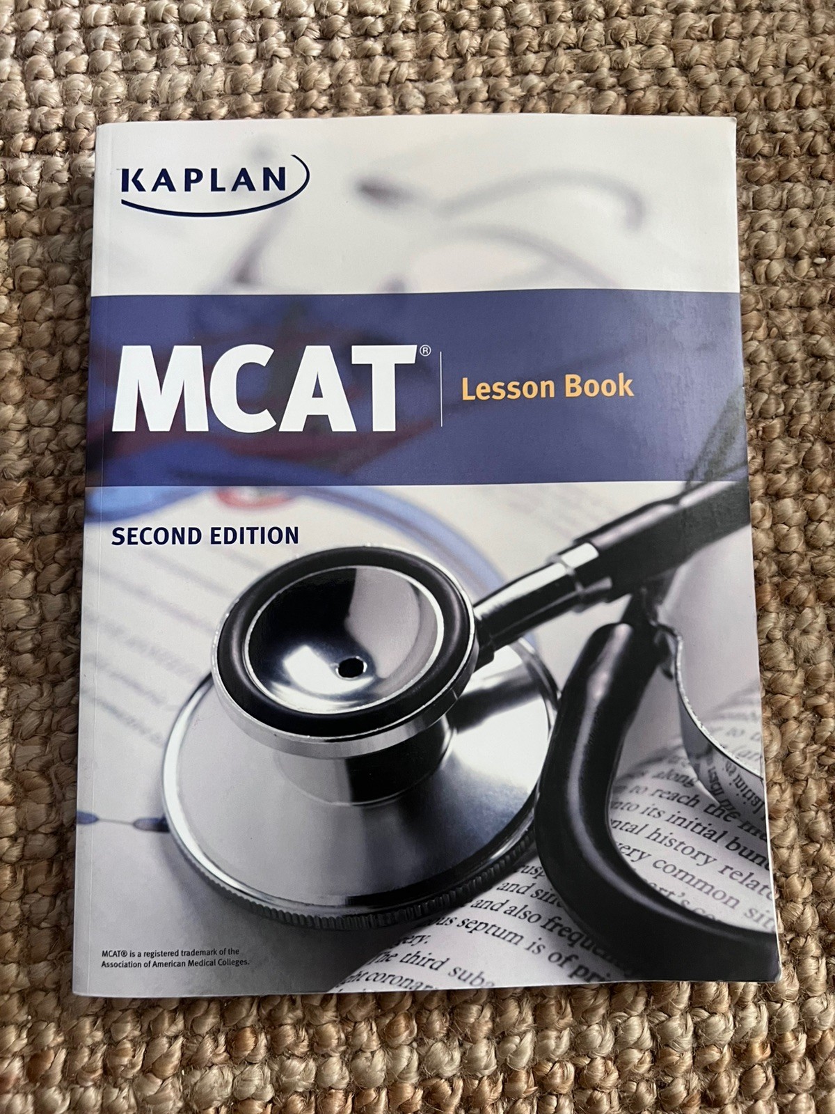 KAPLAN MCAT LESSON BOOK Second Edition **Pre Owned But Great Condition**
