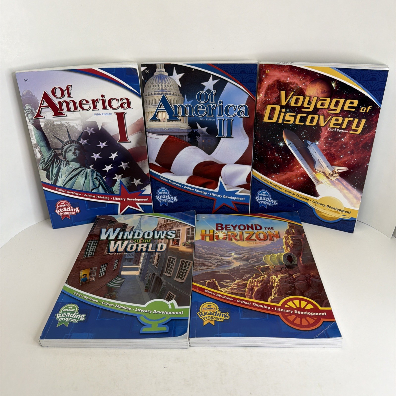 Abeka Reading Program 5th Grade Lot of 5 Paperback Books