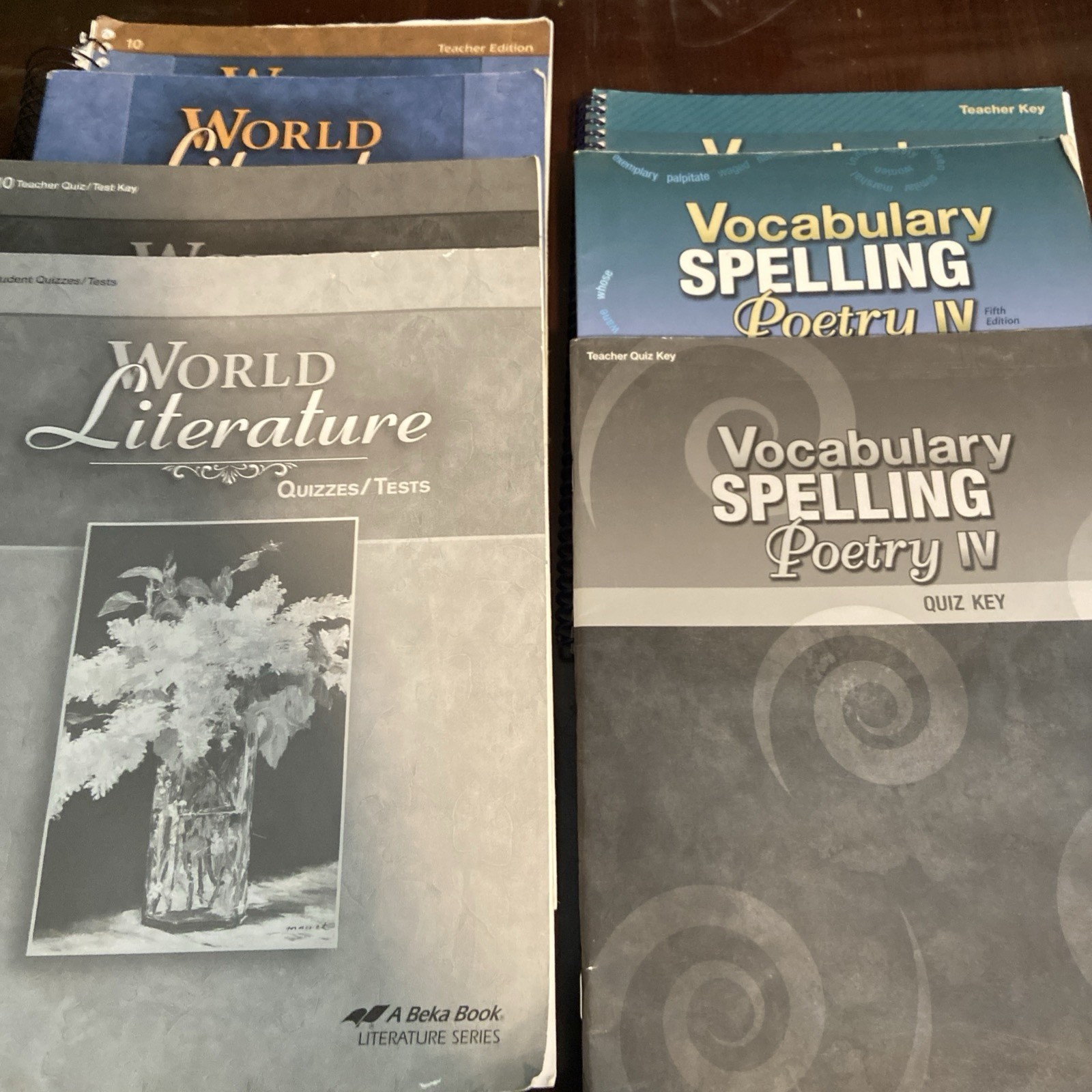 Abeka World Literature And Vocabulary,Spelling Sets 10th Grade Teacher