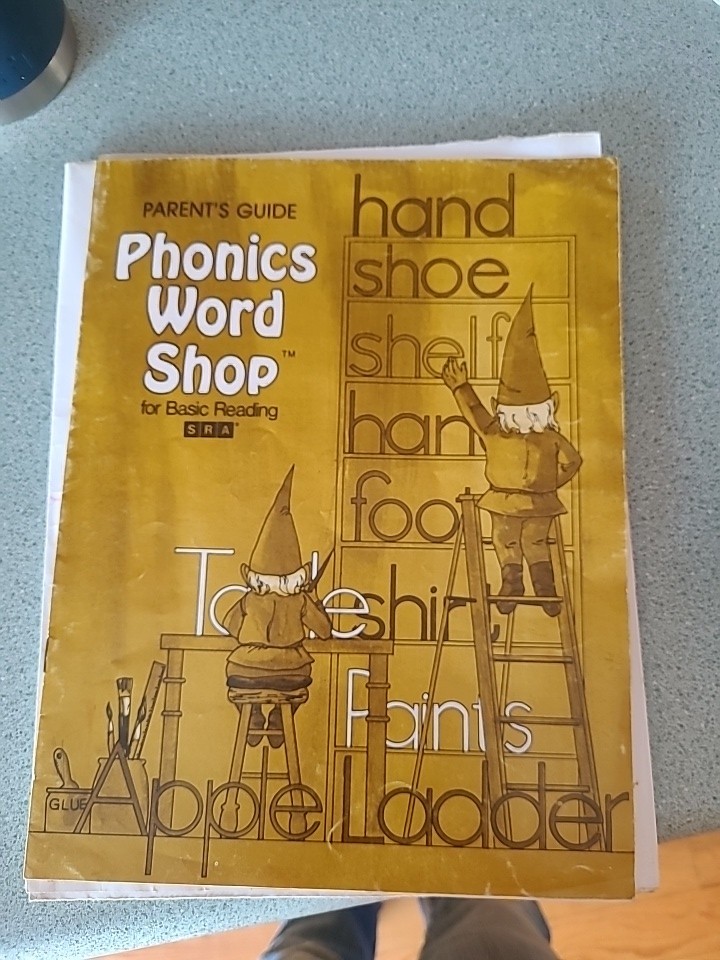 Vintage Science Research Associates SRA Phonics Word Shop For Basic Reading 1978