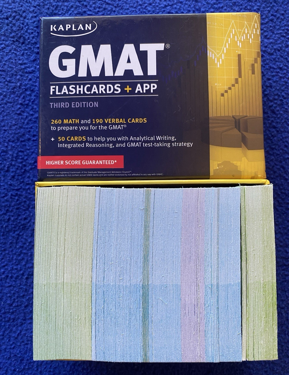 Kaplan GMAT Flashcards + App 3rd Edition Math Verbal AWA/IR Strategy