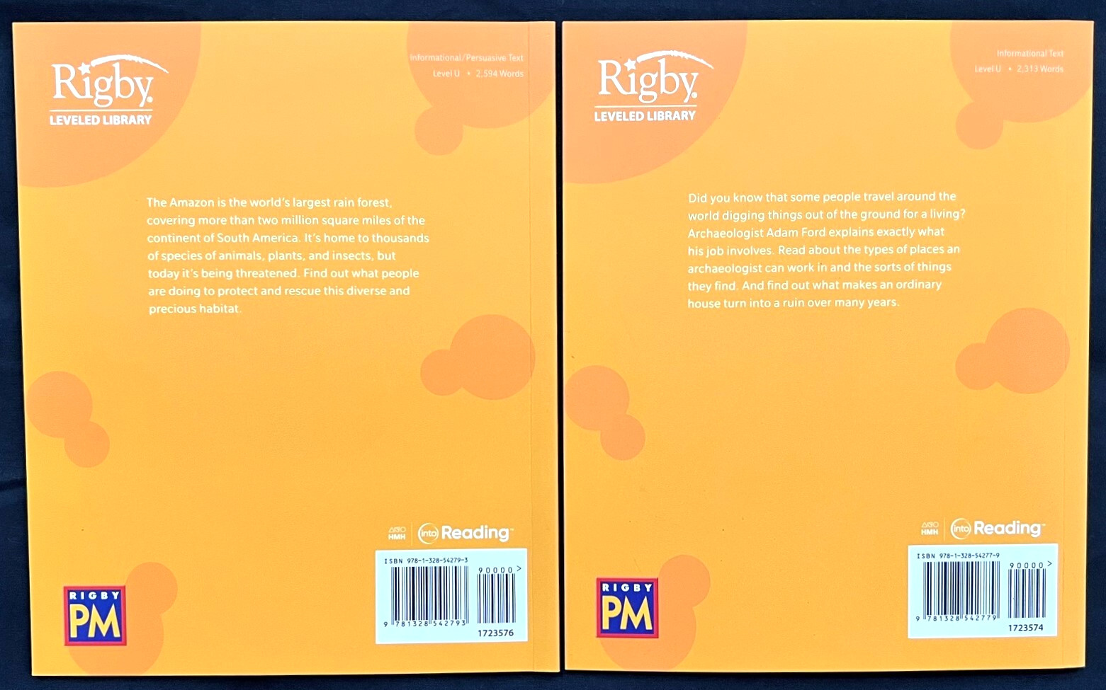 5th Grade – RIGBY – Level U – STUDENT READERS (7 Books) (2020)