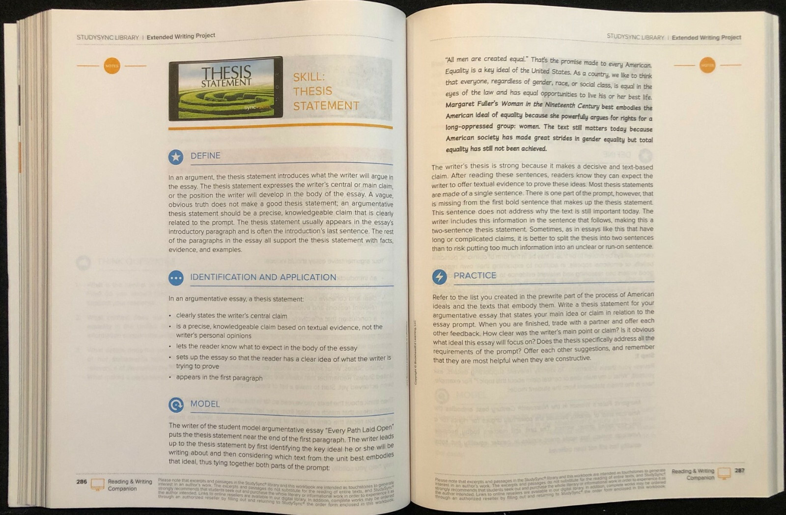 12th – STUDY SYNC Teacher Resource Companion & Reading/Writing Student Companion