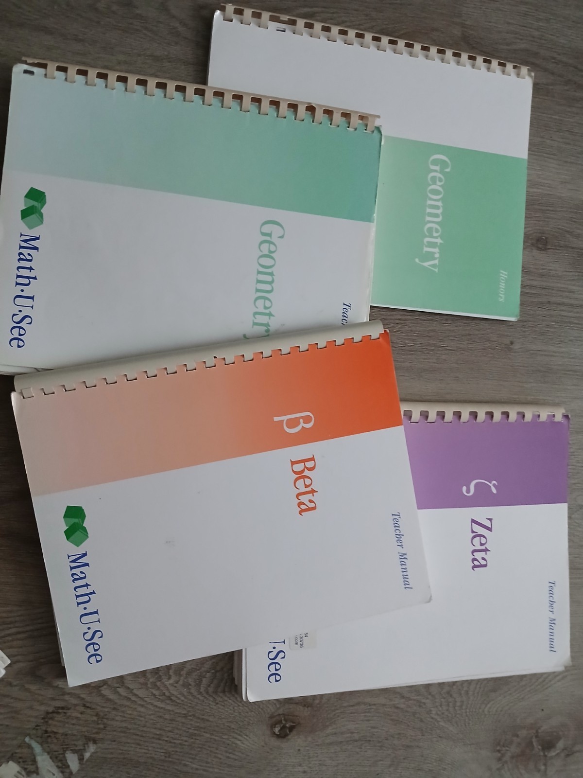 Gamma, Delta, Beta, Geometry Instruction Manual Math-u-see Demme