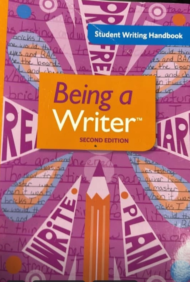 BEING A WRITER / STUDENT WRITING HANDBOOK / 3RD GRADE / CONSUMABLE WORKBOOK