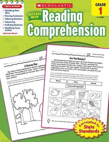 Scholastic Success with Reading Comprehension, Grades 1 – Paperback – ACCEPTABLE