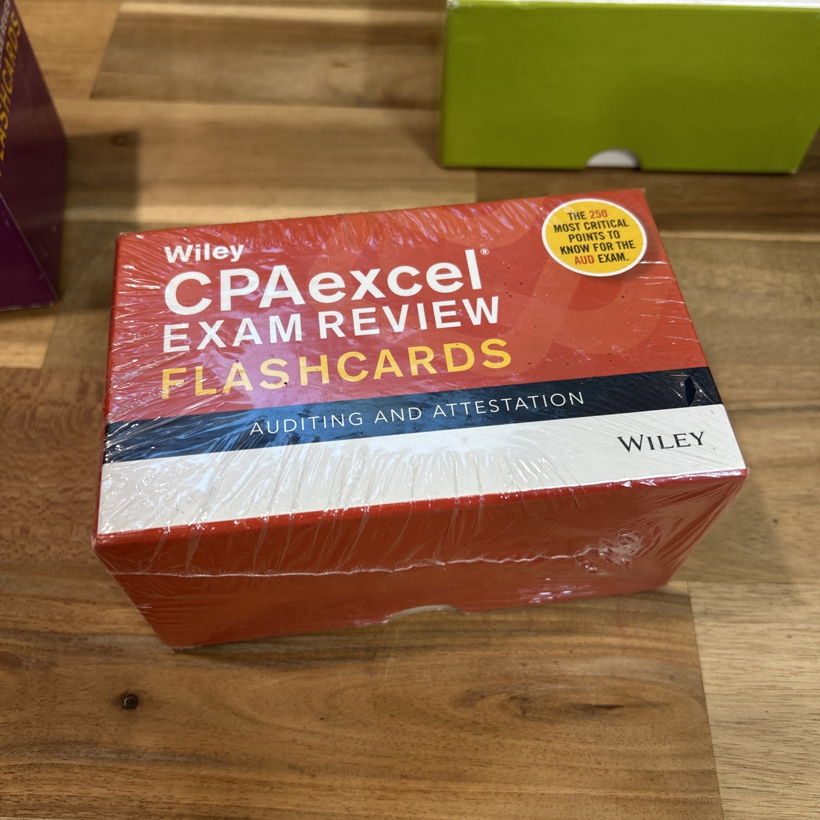 Wiley CPAexcel Exam Review Study Flashcards like NEW 4 bundle pack