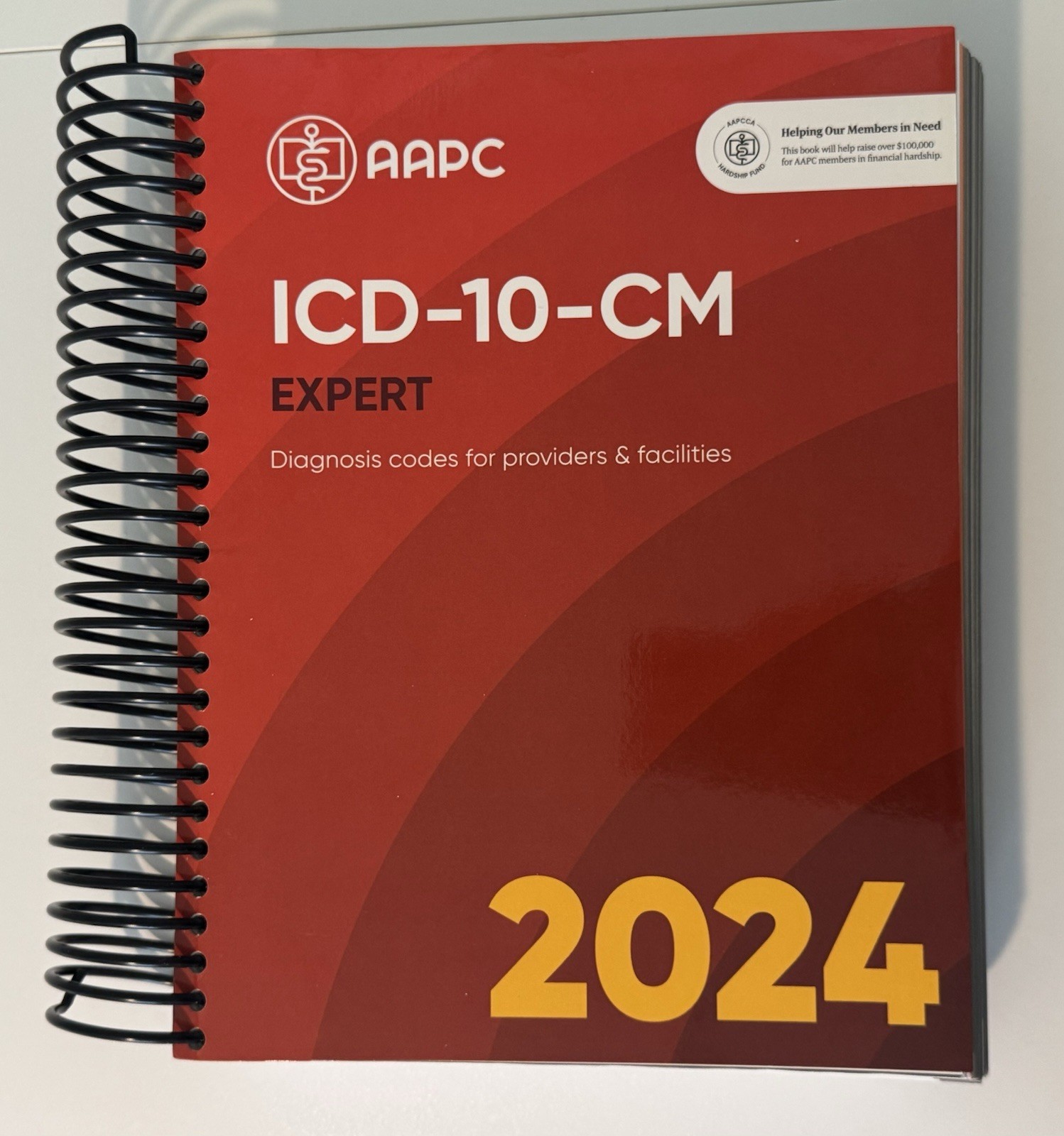 AAPC 2024 ICD-10-CM Expert Spiral Bound Study Guide Illustrated Healthcare Prep