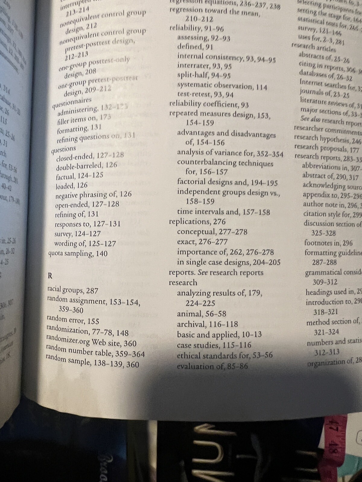 METHODS IN BEHAVIORAL RESEARCH (10TH, TENTH EDITION) – See Pics