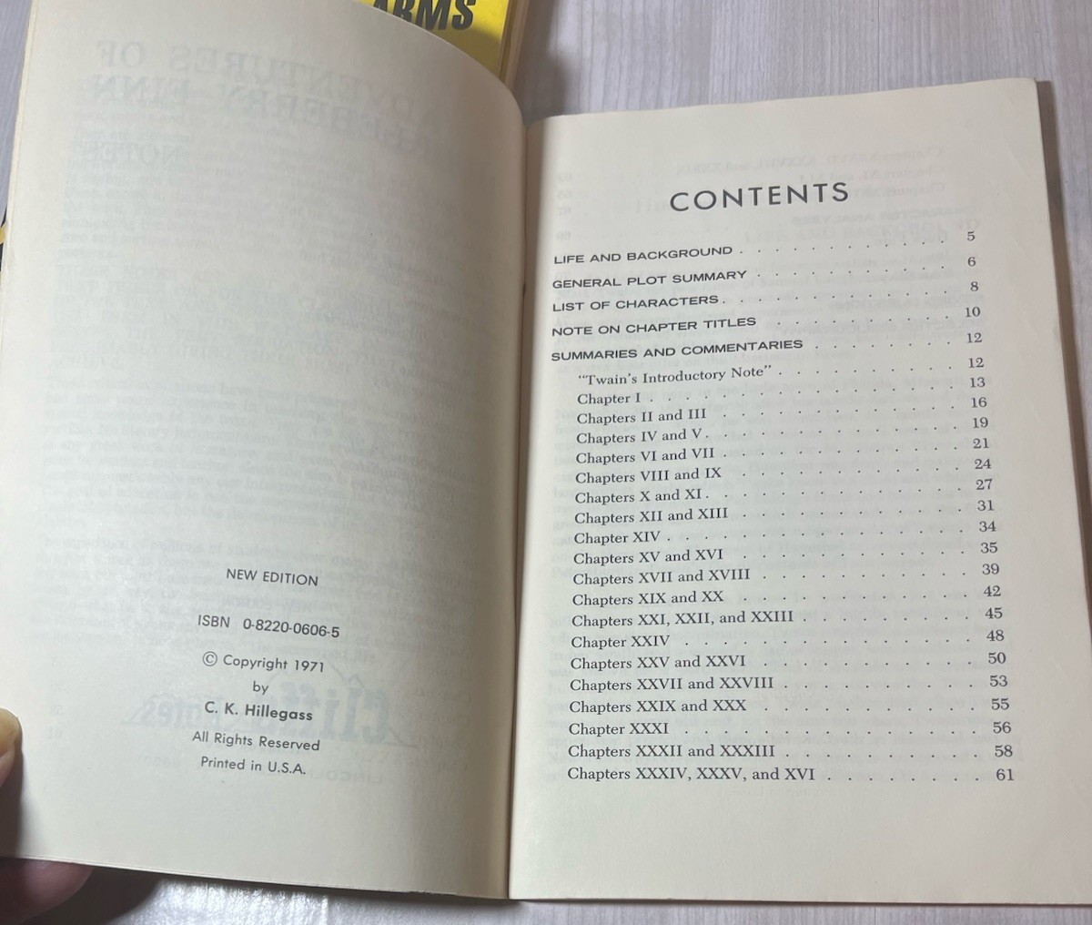 5 Cliffs Notes Study Guide Booklets See Titles in Pictures 60s – 70s