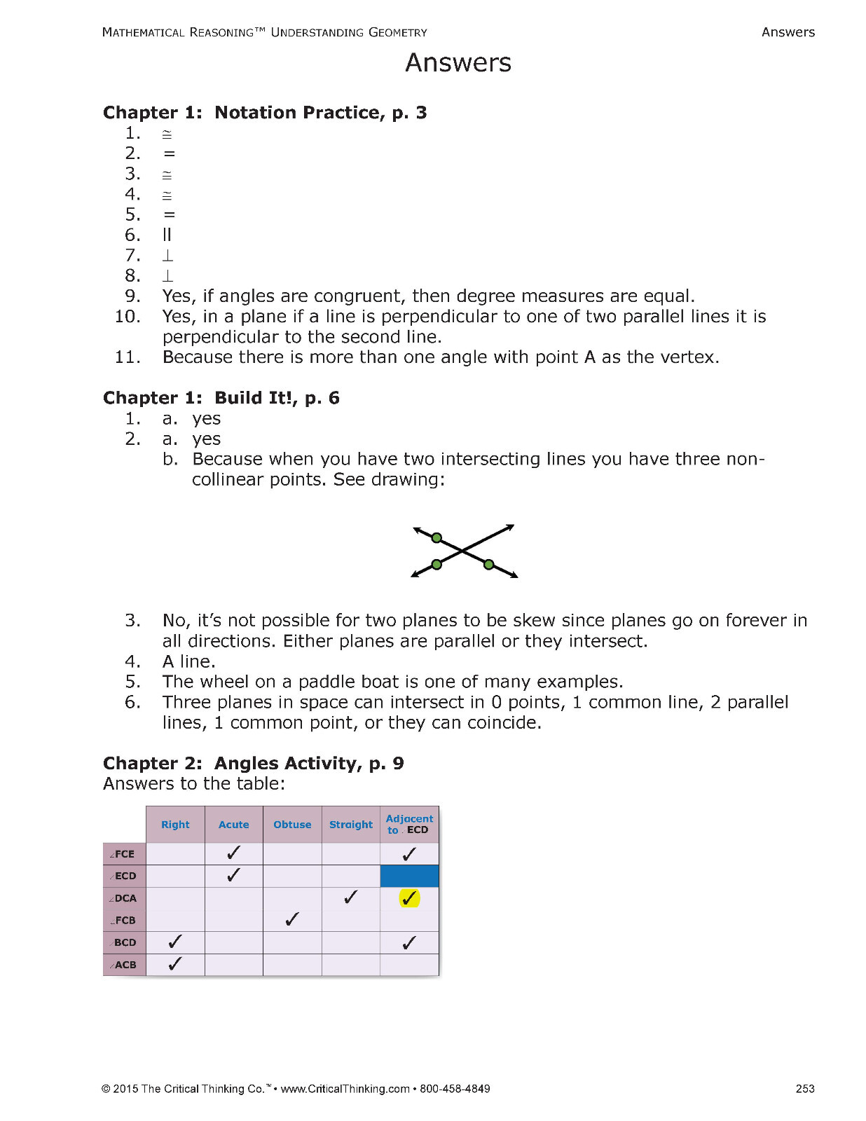 Understanding Geometry Middle School Mathematics Workbook for 7th-9th Grade