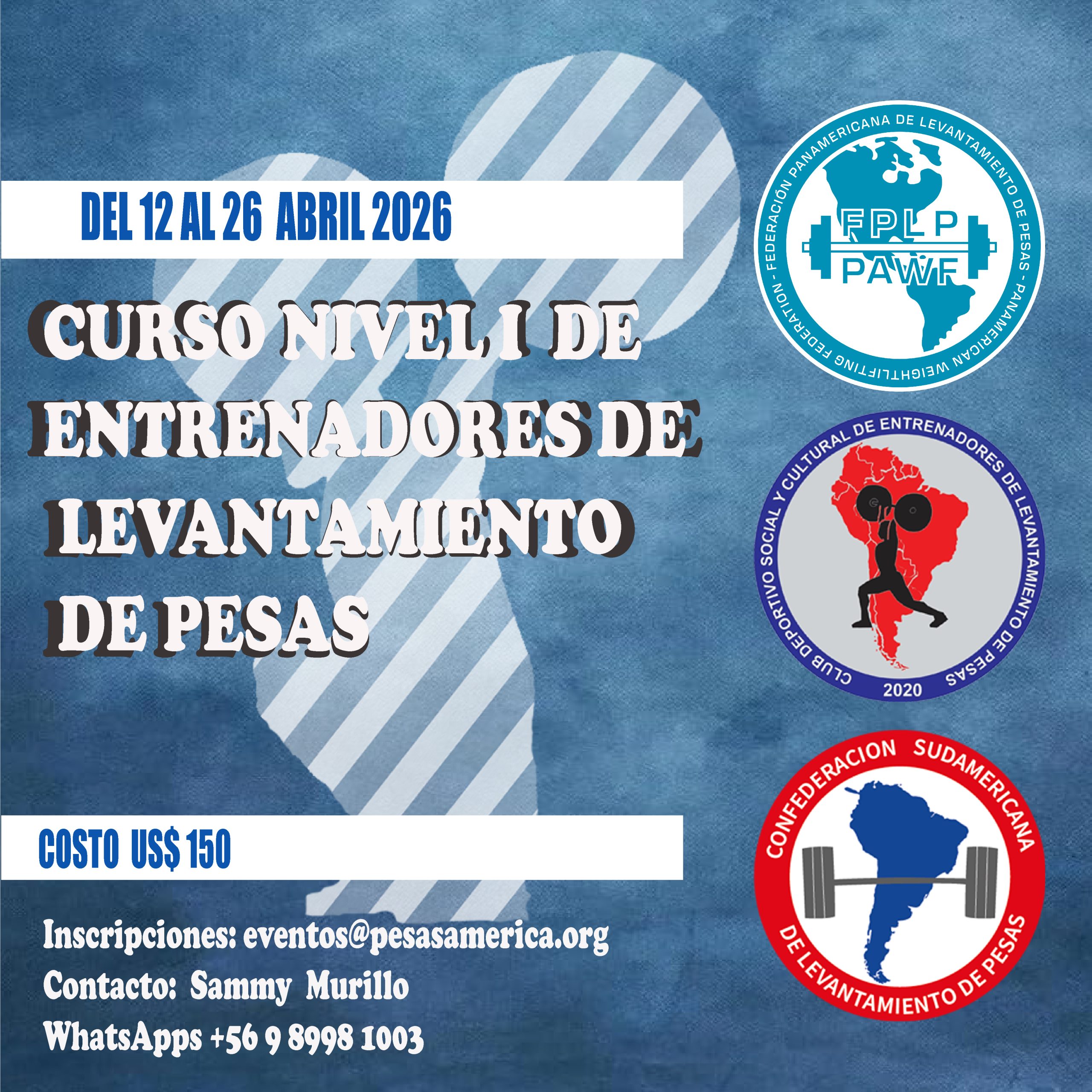 Curso Entrenadores de Levantamiento de Pesas Nivel I – 2026