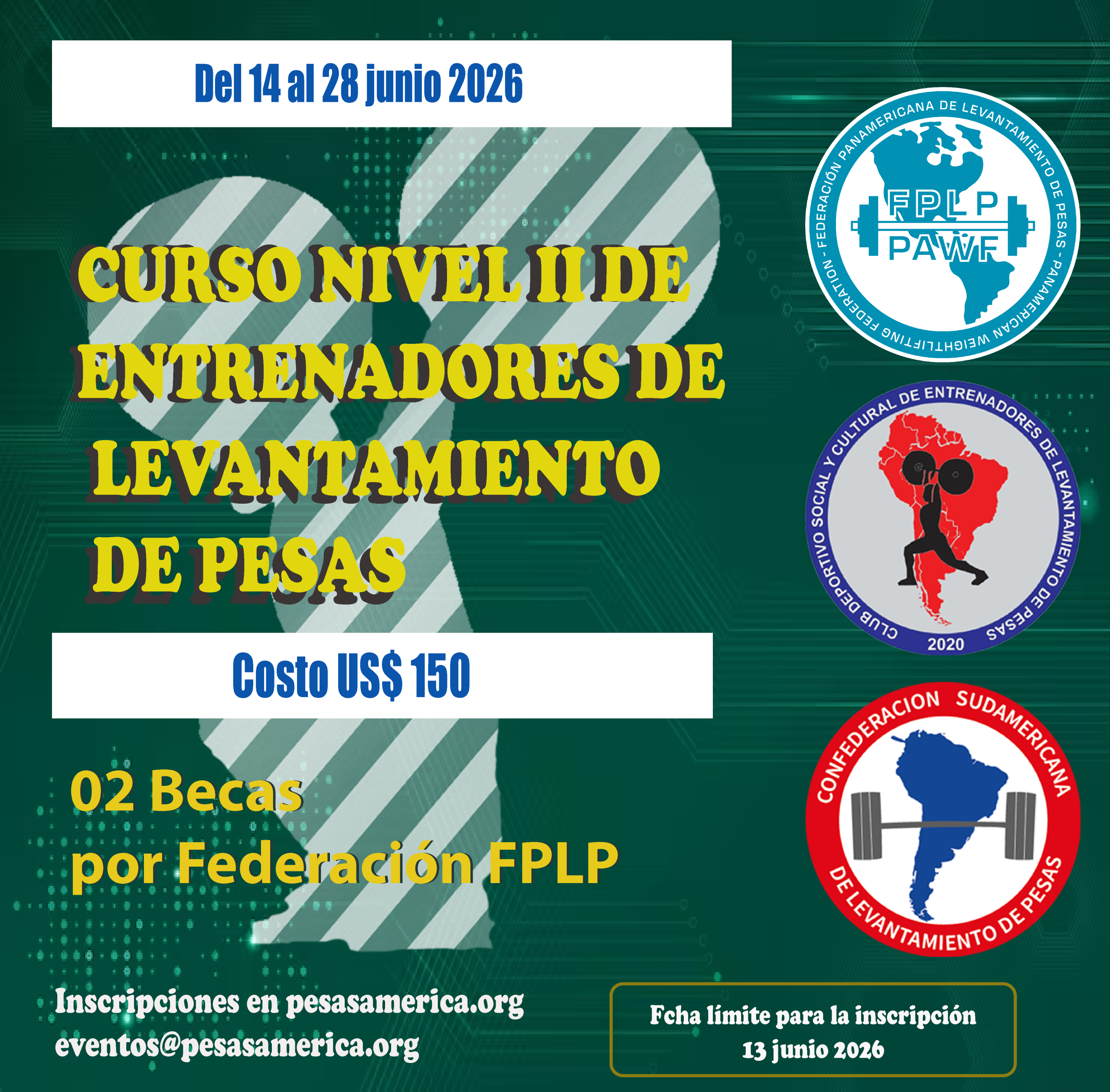 Curso Entrenadores de Levantamiento de Pesas Nivel II – 2026